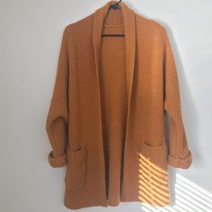 Chunky knit cardigan